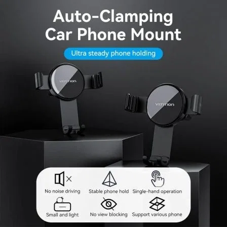 Vention KCSB0 Soporte para smartphone de coche negro